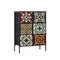 Oikiture 6 Chest Of Drawers Retro Tallboy Dresser Foldable Fabric