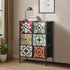 Oikiture 6 Chest Of Drawers Retro Tallboy Dresser Foldable Fabric