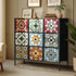 Oikiture 9 Chest Of Drawers Retro Tallboy Dresser Foldable Fabric