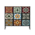 Oikiture 9 Chest Of Drawers Retro Tallboy Dresser Foldable Fabric