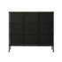 Oikiture 9 Chest Of Drawers Retro Tallboy Dresser Foldable Fabric