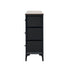 Oikiture 8 Chest of Drawers Fabric Retro Vintage Multi-colour