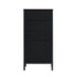 Oikiture 5 Chest of Drawers Rattan Fabric Dresser Tallboy