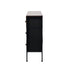 Oikiture 6 Chest of Drawers Rattan Fabric Dresser Tallboy