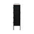 Oikiture 8 Chest of Drawers Rattan Fabric Dresser Tallboy