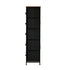 Oikiture 10 Chest Of Drawers Retro Tallboy Printed Foldable Fabric