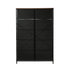 Oikiture 10 Chest Of Drawers Retro Tallboy Printed Foldable Fabric