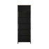 Oikiture 6 Chest Of Drawers Retro Tallboy Printed Foldable Fabric