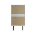 4 Chest of Drawers Tallboy Dresser Cabinet White Set of 2