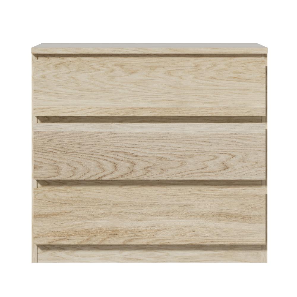 3 Chest of Drawers Lowboy Dresser Table Natural