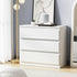 3 Chest of Drawers Lowboy Handle-Free White