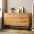 6 Chest of Drawers Tallboy Storage Cabinet Dresser Natural