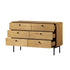 6 Chest of Drawers Tallboy Storage Cabinet Dresser Natural