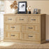 7 Chest of Drawers Bedside Dresser Tallboy Storage Natural