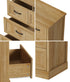 7 Chest of Drawers Bedside Dresser Tallboy Storage Natural