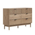 6 Chest of Drawers Dresser Storage Cabinet Lowboy Natural