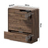 5 Chest Of Drawers Tallboy Storage Walnut