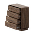 5 Chest Of Drawers Tallboy Storage Walnut