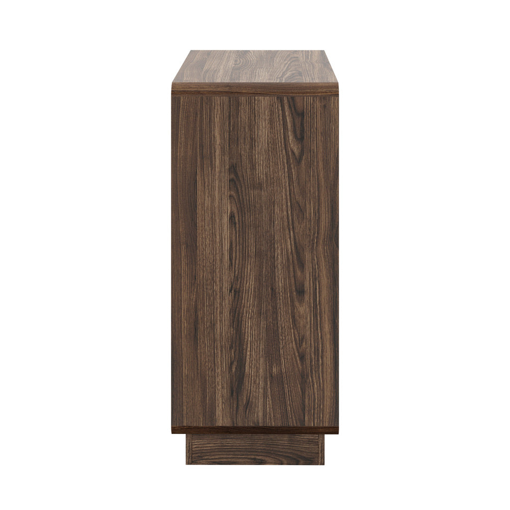 5 Chest Of Drawers Tallboy Storage Walnut