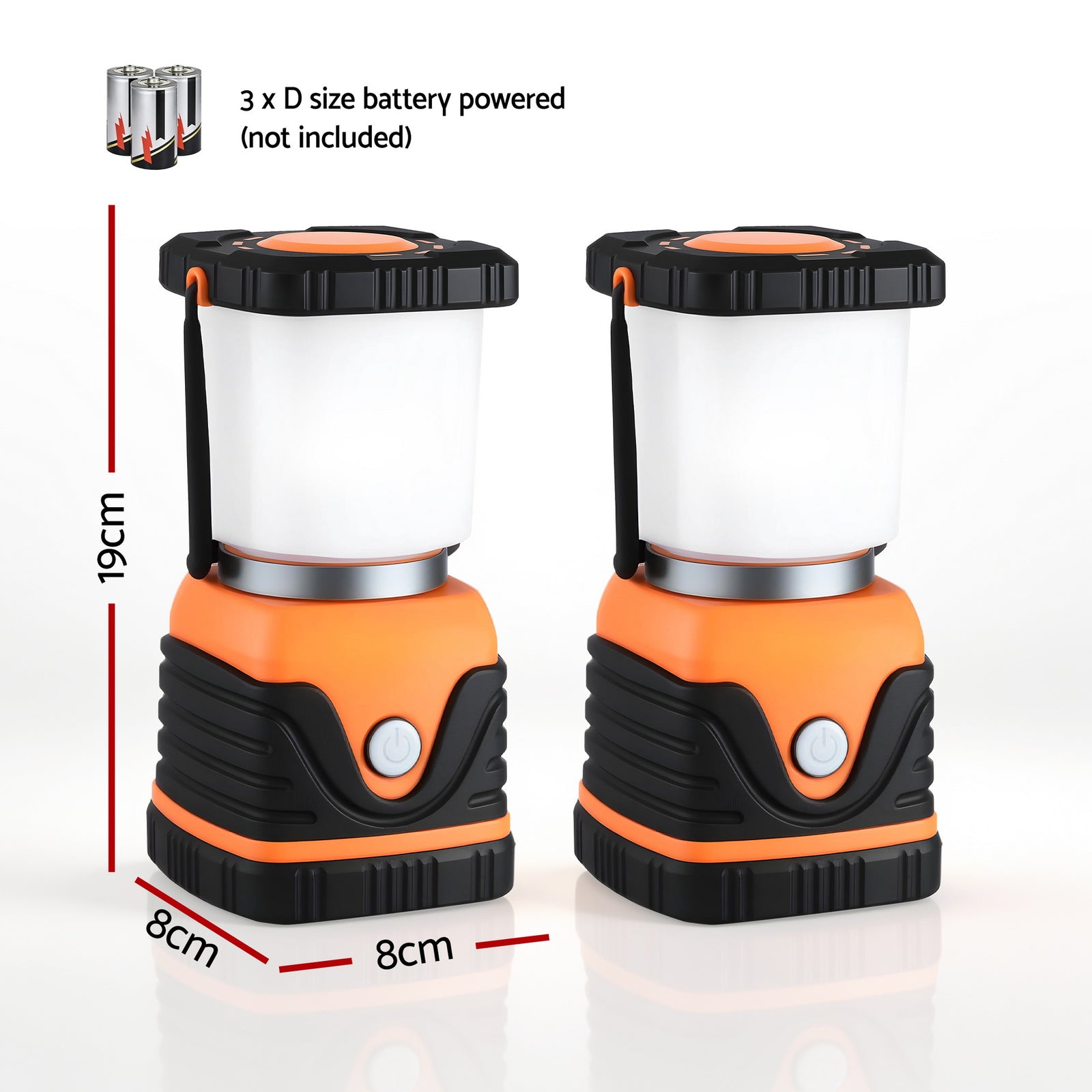 2-Pack LED Camping Lanterns, 1000LM Super Bright Waterproof Portable Emergency Tent Lights