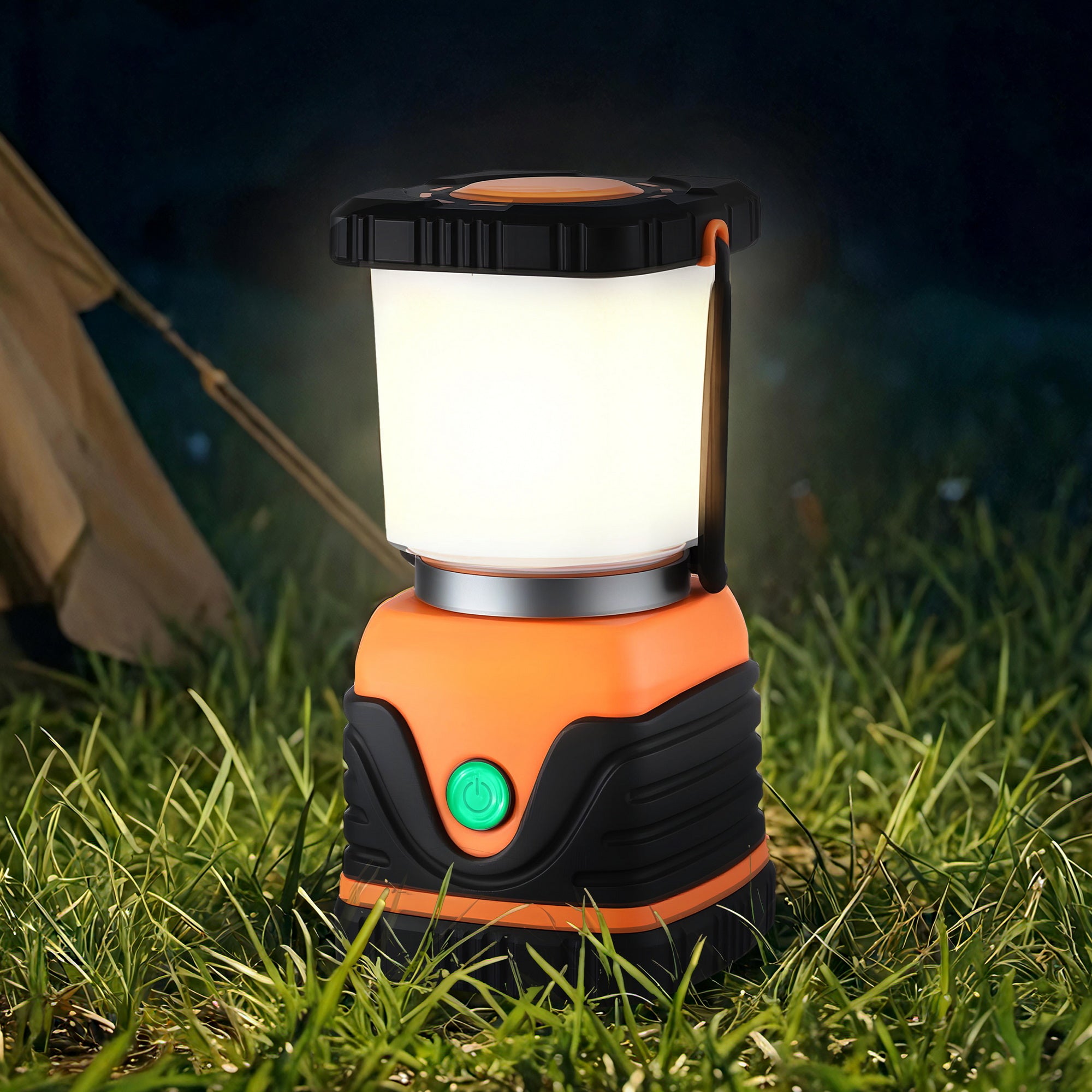 2-Pack LED Camping Lanterns, 1000LM Super Bright Waterproof Portable Emergency Tent Lights