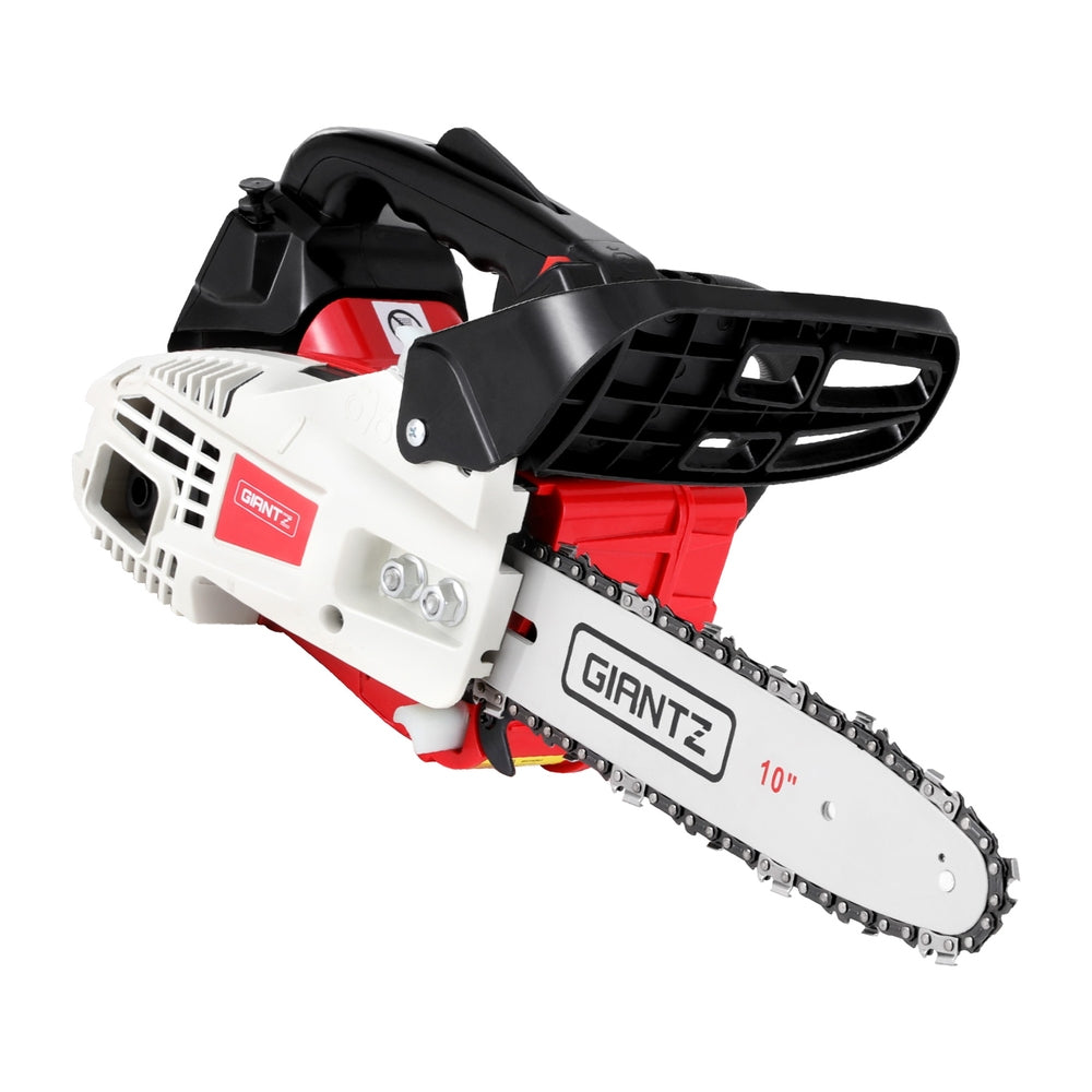 25cc Pro‑Series Petrol Chainsaw – 10" Bar, Lightweight 3.8kg, Low Kickback
