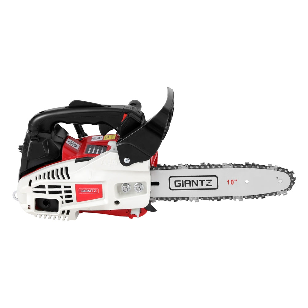 25cc Pro‑Series Petrol Chainsaw – 10" Bar, Lightweight 3.8kg, Low Kickback