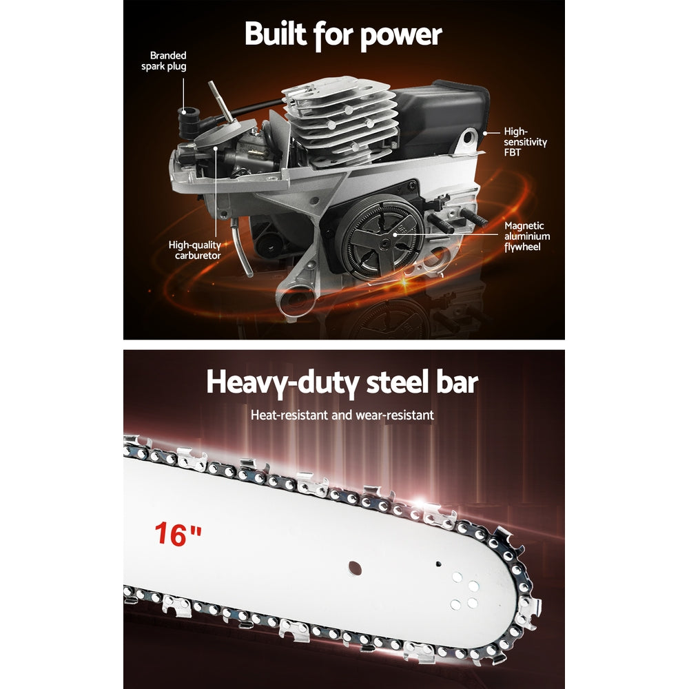 Giantz Chainsaw Petrol 45CC 16