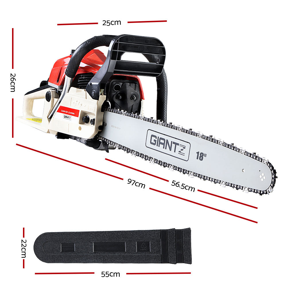 Giantz Chainsaw Petrol 45CC 18