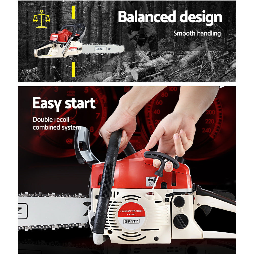 Giantz Chainsaw Petrol 45CC 18