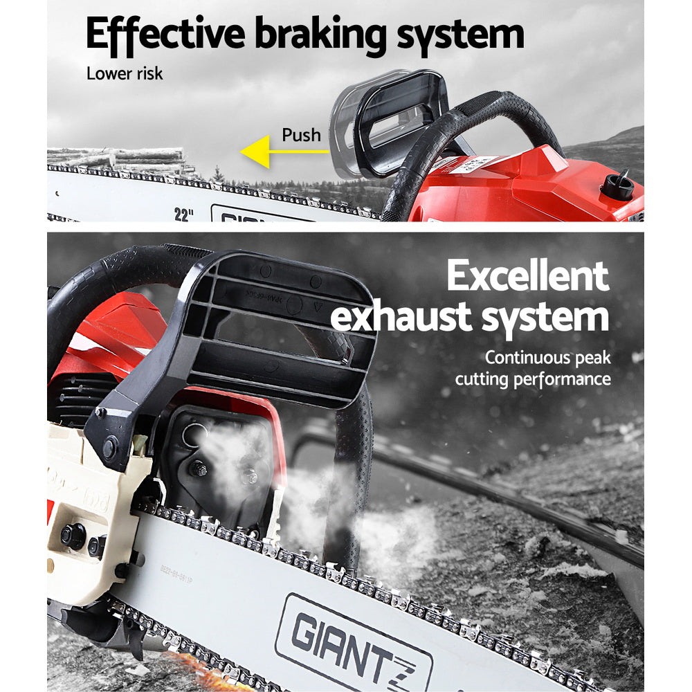 Giantz Chainsaw Petrol 45CC 18