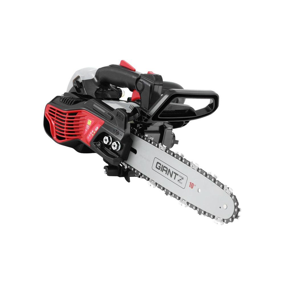 25CC Petrol Chainsaw 10'' Bar Chain Saw Lightweight for Pruning Cutting