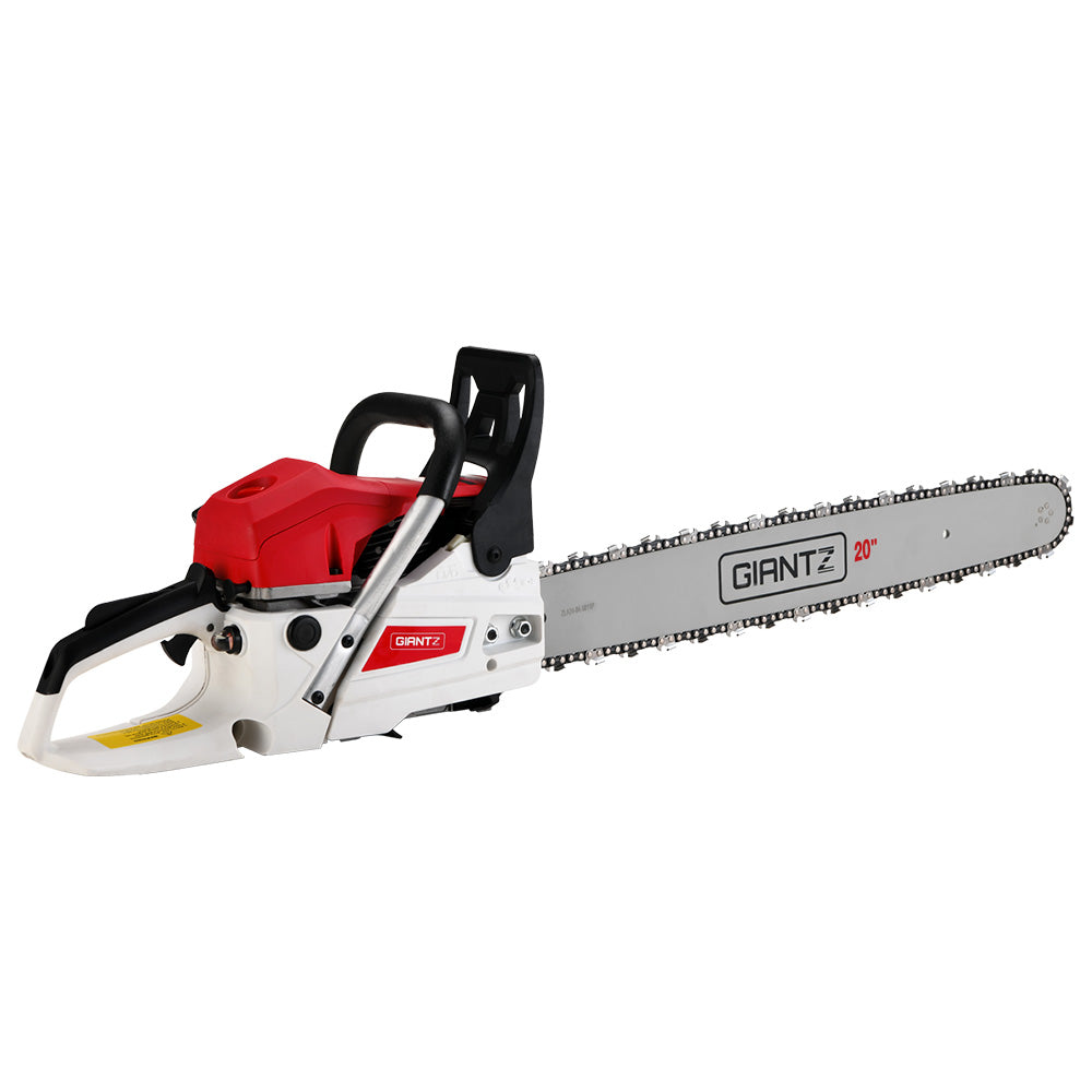 62cc Pro‑Series Petrol Chainsaw with 20" Bar, Anti‑Vibration & Easy Start