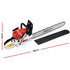 62cc Petrol Chainsaw 22" Bar Pro Series 5.2HP High Power Tree Cutting Saw Kit