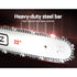 62cc Petrol Chainsaw 22" Bar Pro Series 5.2HP High Power Tree Cutting Saw Kit