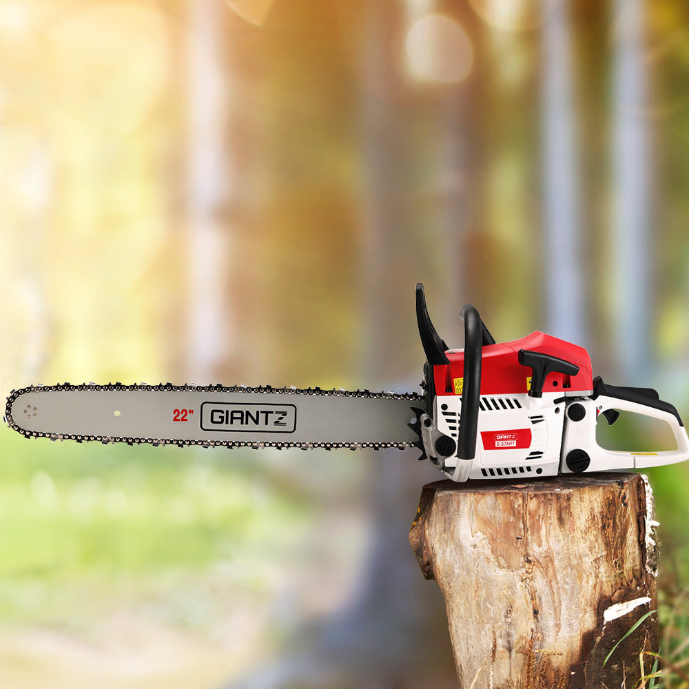 Giantz Chainsaw Petrol 62CC 22