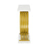 Console Table Hallway Marble Effect Narrow Desk White&Gold