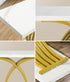 Console Table Hallway Marble Effect Narrow Desk White&Gold
