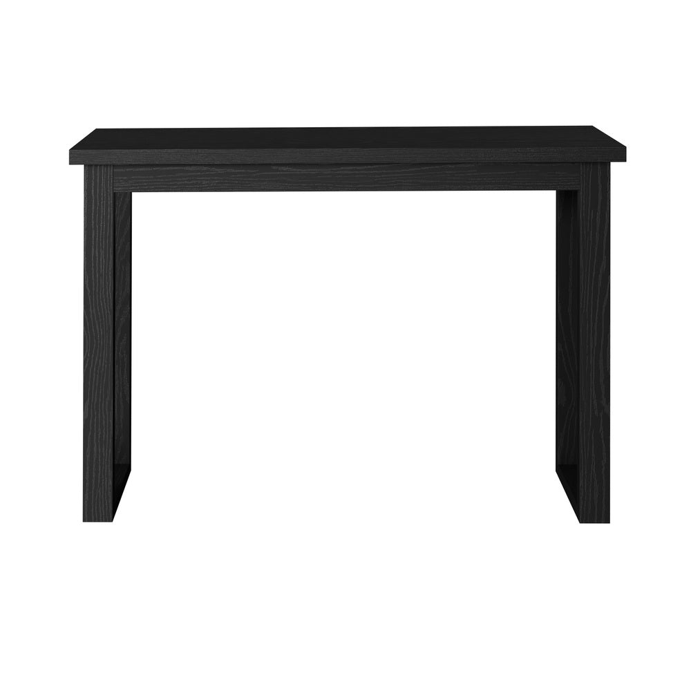 Oikiture Hallway Console Table Narrow Display Shelf Black
