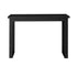 Oikiture Hallway Console Table Narrow Display Shelf Black