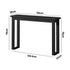 Oikiture Hallway Console Table Narrow Display Shelf Black