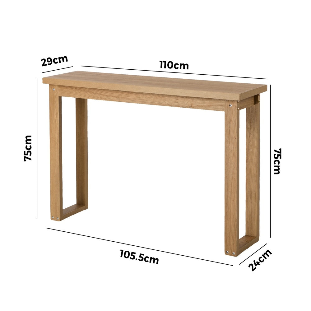 Console Table Narrow Hall Entryway Desk Table Display Shelf