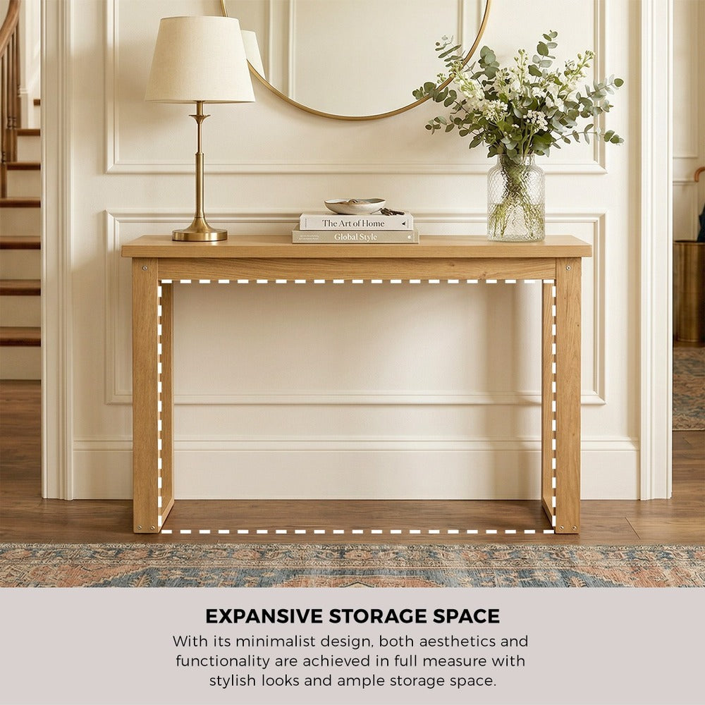 Console Table Narrow Hall Entryway Desk Table Display Shelf