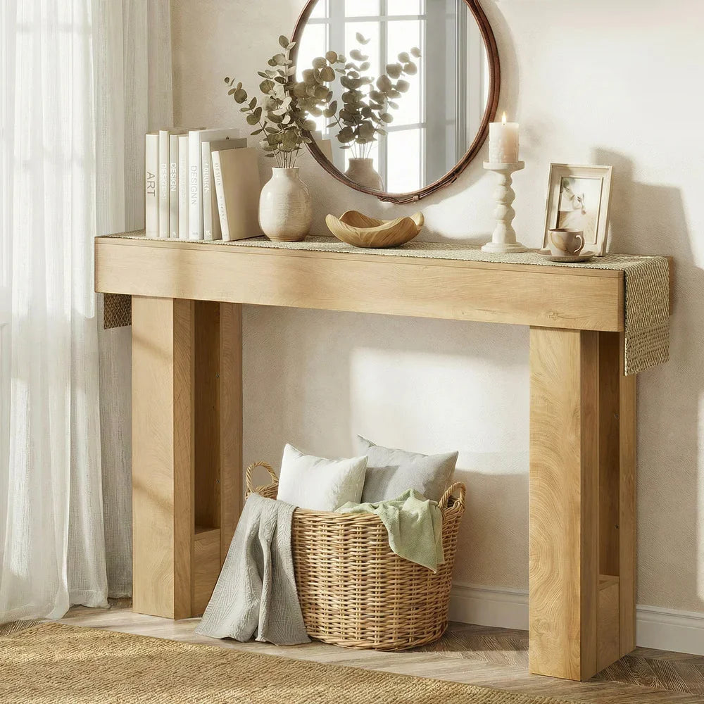 Console Table Hallway Narrow Sofa Side Desk Storage Rack