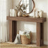 Oikiture Console Table Rack Walnut