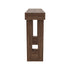 Oikiture Console Table Rack Walnut