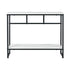 Console Table Hallway Marble Effect Metal Table Display WH&BK