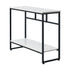 Console Table Hallway Marble Effect Metal Table Display WH&BK