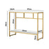 Console Table Hallway Marble Effect Metal Table Display WH&GD