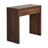 Console Table Wood Sofa Table with Drawer Walnut